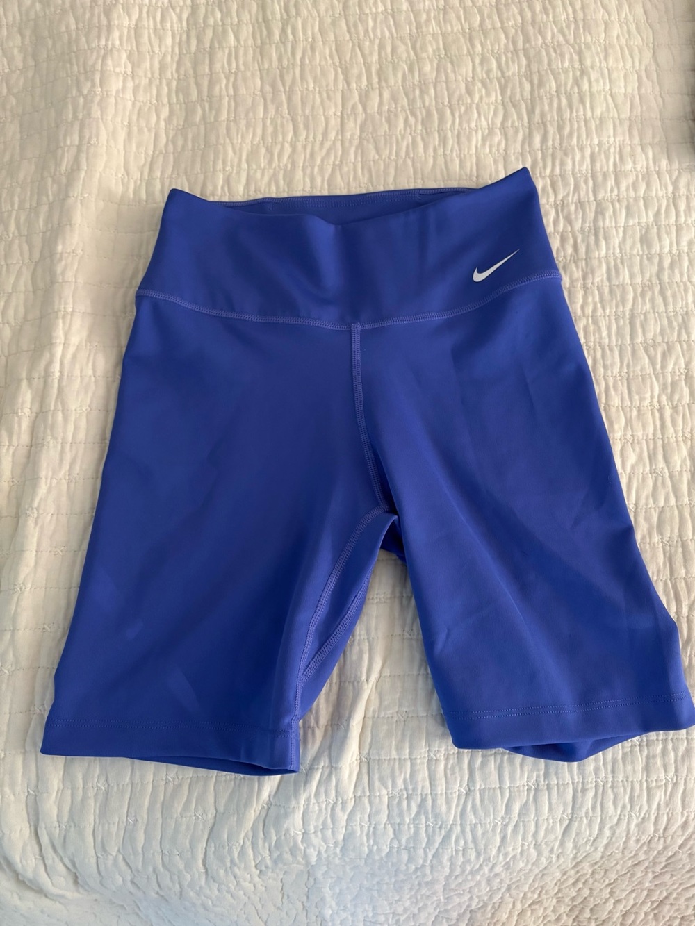 Nike Women’s Bright Blue High-Rise Bike Shorts